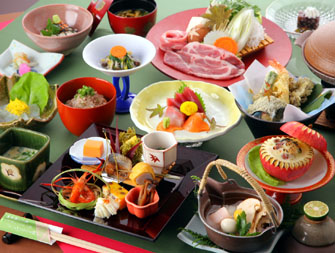 伊香保温泉 ホテル松本楼 夕食例